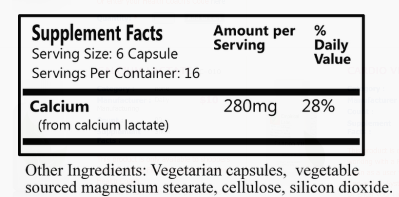Calcium Lactate