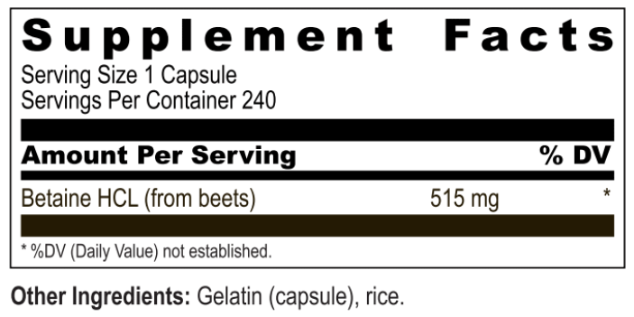 Betaine HCL