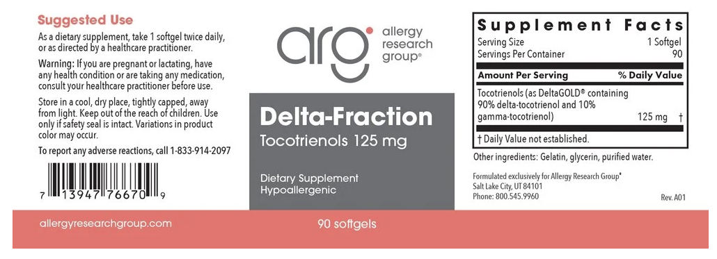 Delta Fraction Tocotrienols