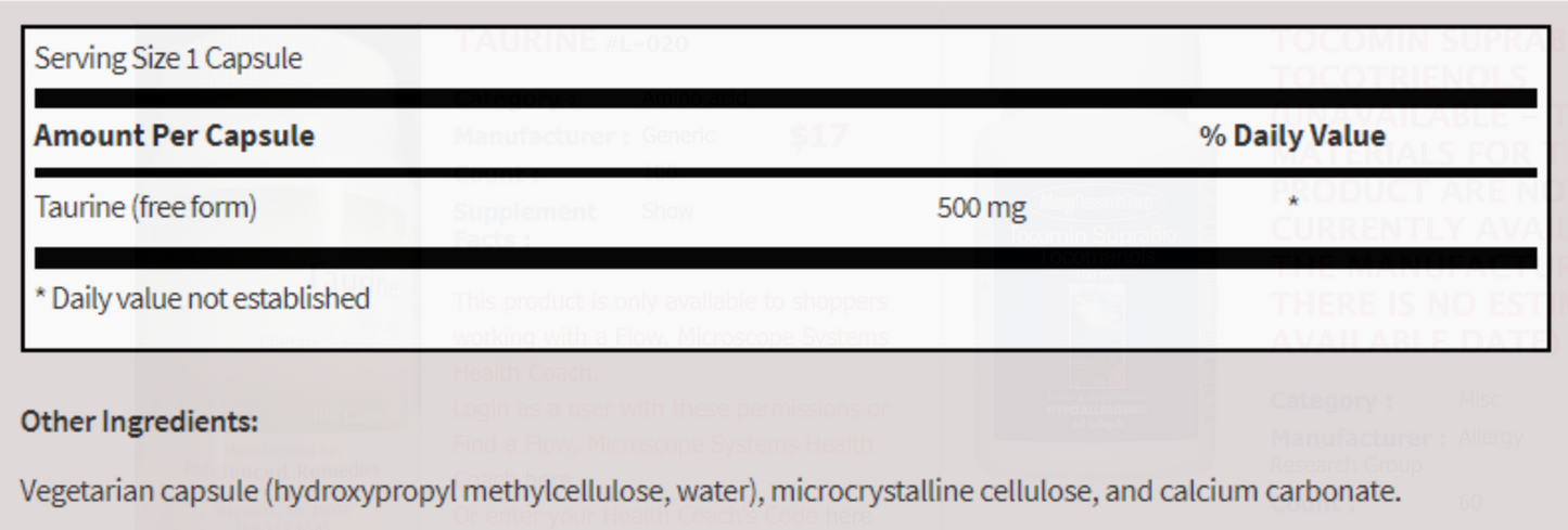 Taurine