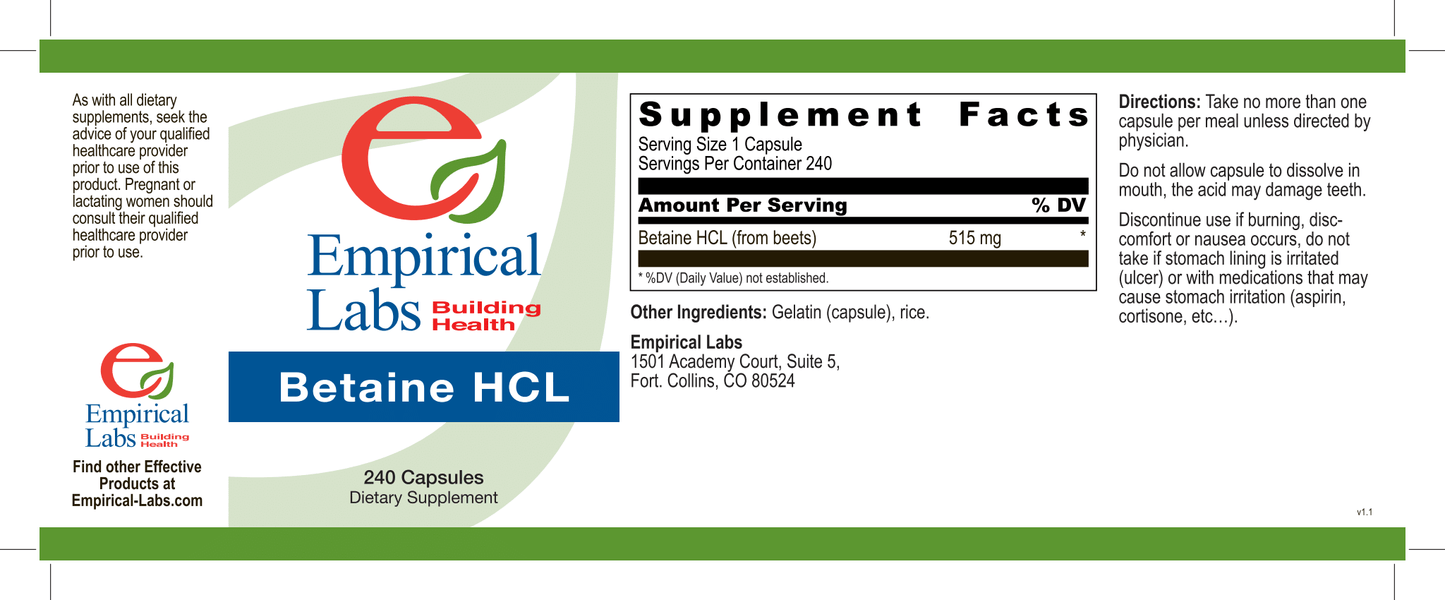 Betaine HCL