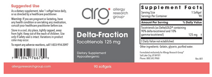 Delta Fraction Tocotrienols