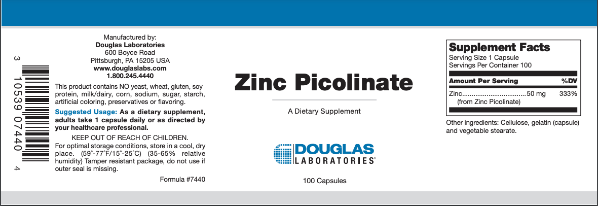 Zinc Picolinate 50 mg